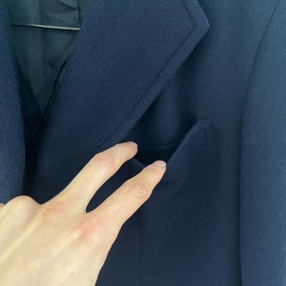 Vintage Sailor Jacket Navy Gold Women Small Medium Nautical Preppy Academia - Picture 10 of 12